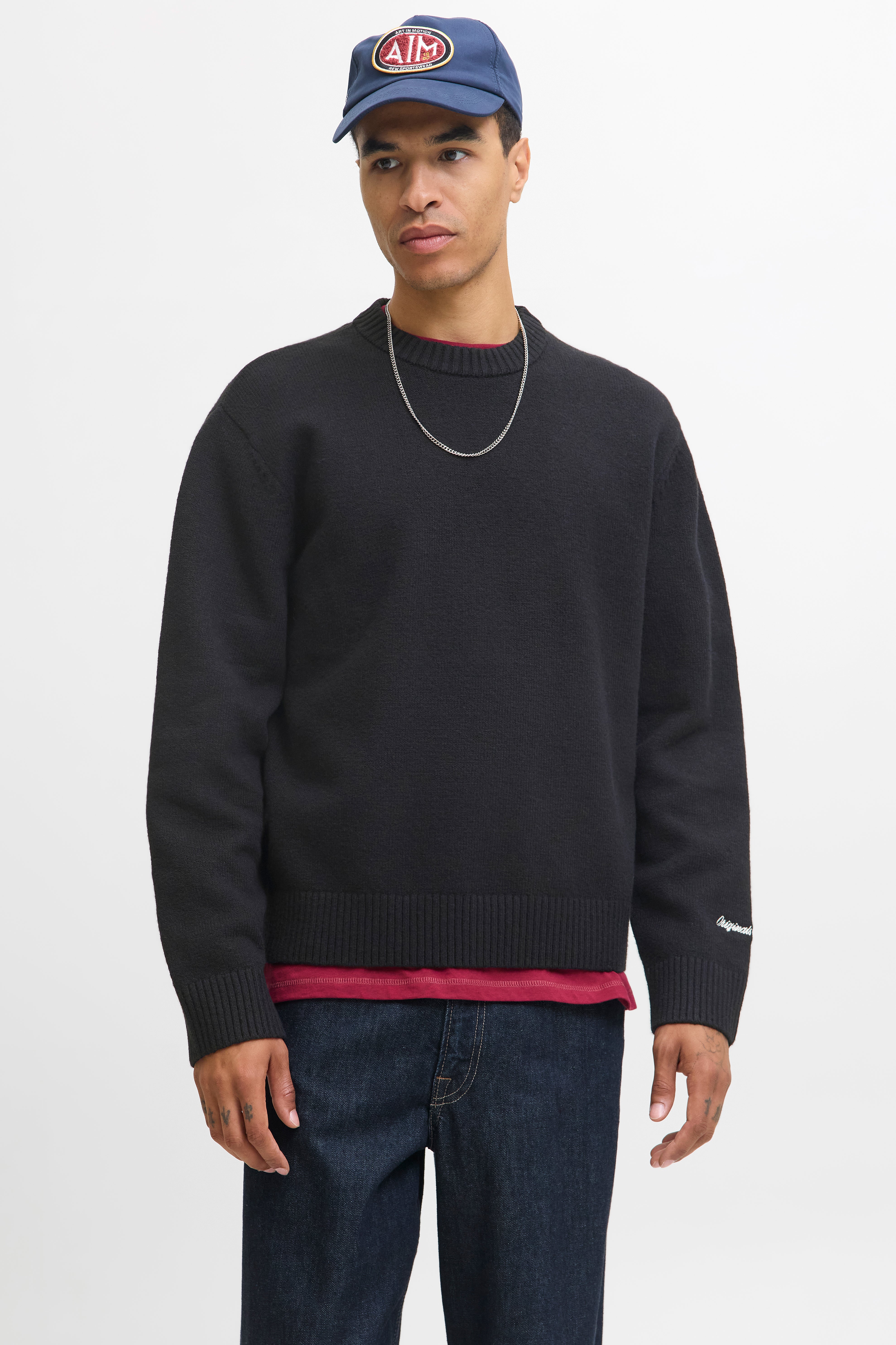 JORNORREBRO pull en tricot - Black