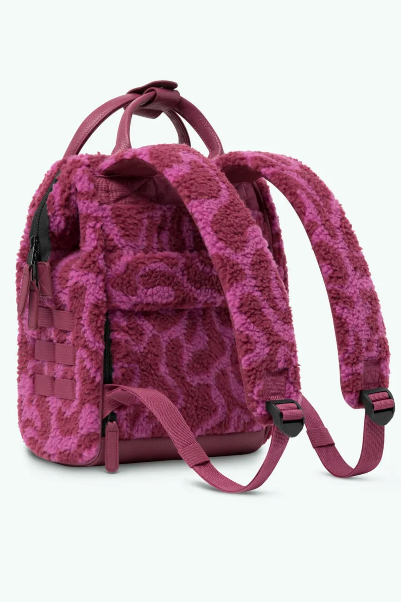 Aqaba sac à dos en peluche 12l - Rose