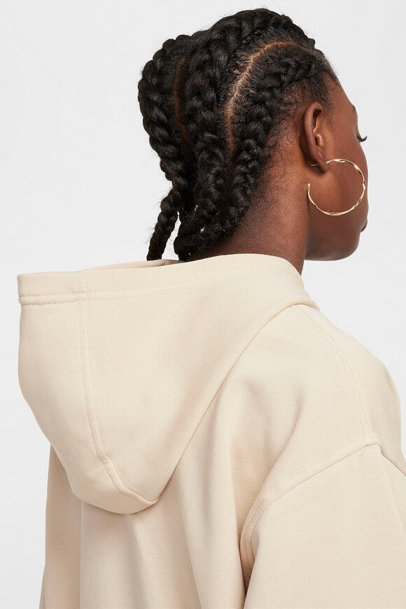 Sportswear Club Fleece oversized hooded sweatshirt - Sandrift