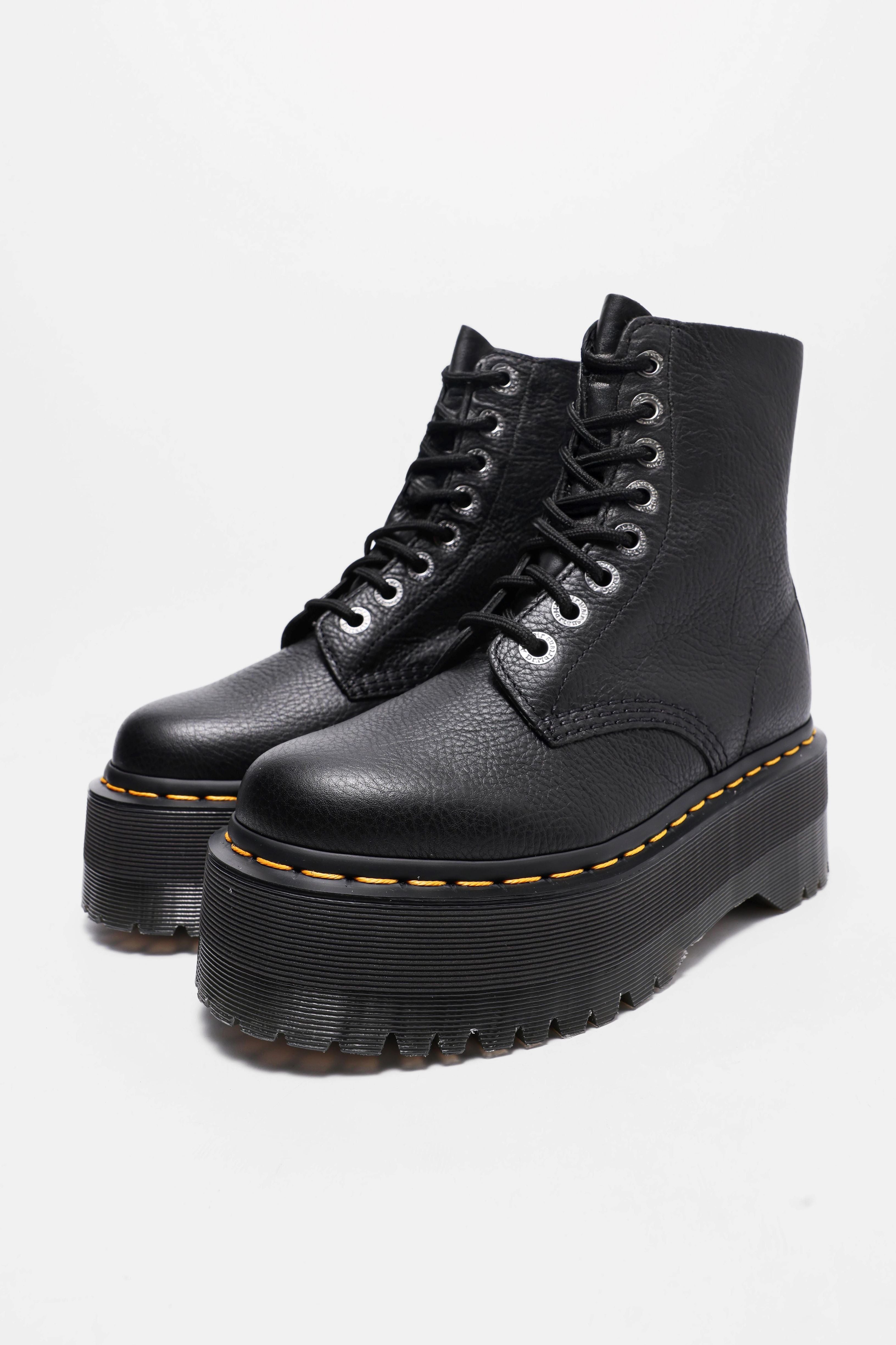 1460 Pascal bottines d'hiver plateau - Black