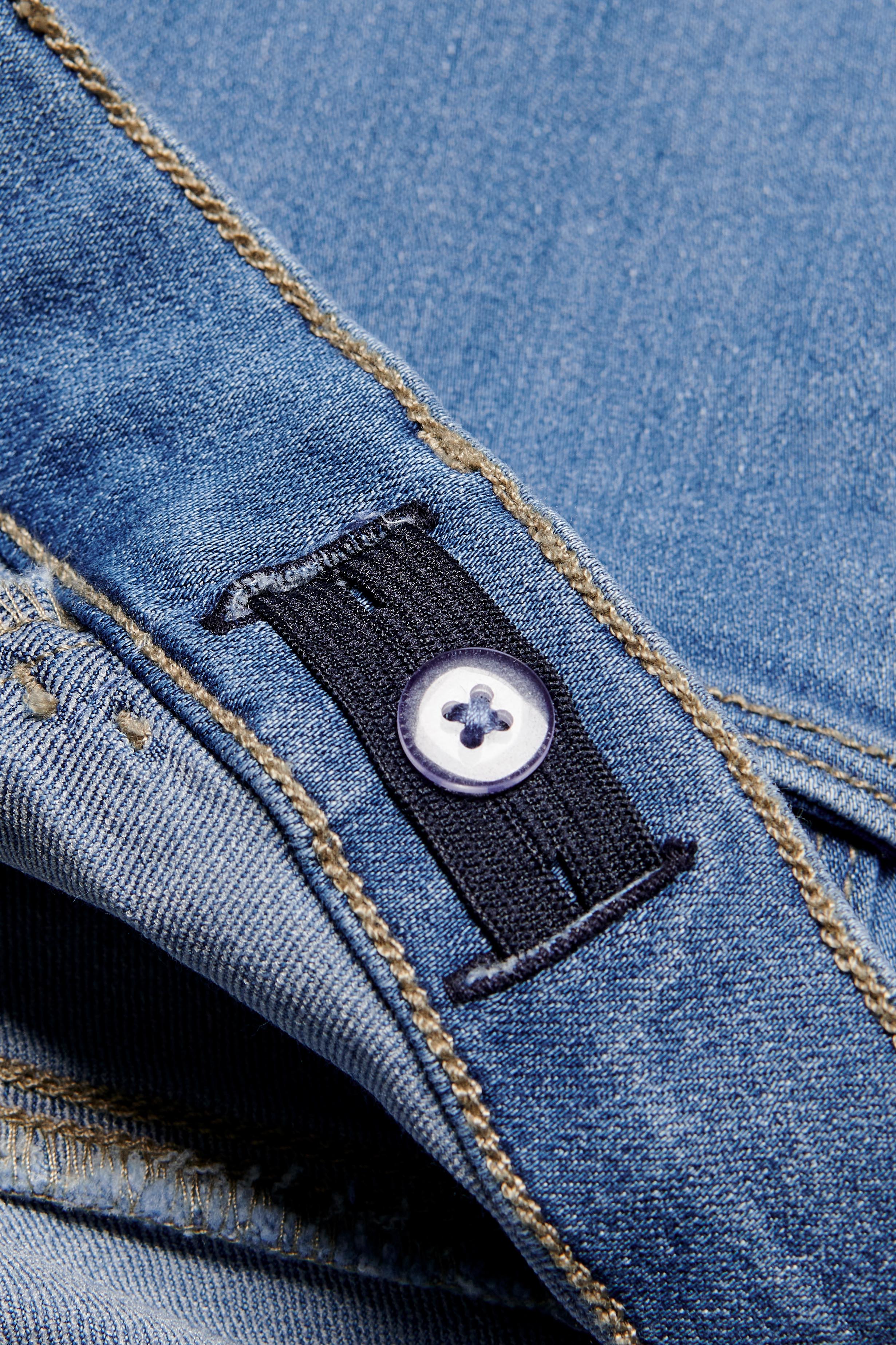 KONRAIN Skinny Fit Jeans - Medium Blue Denim