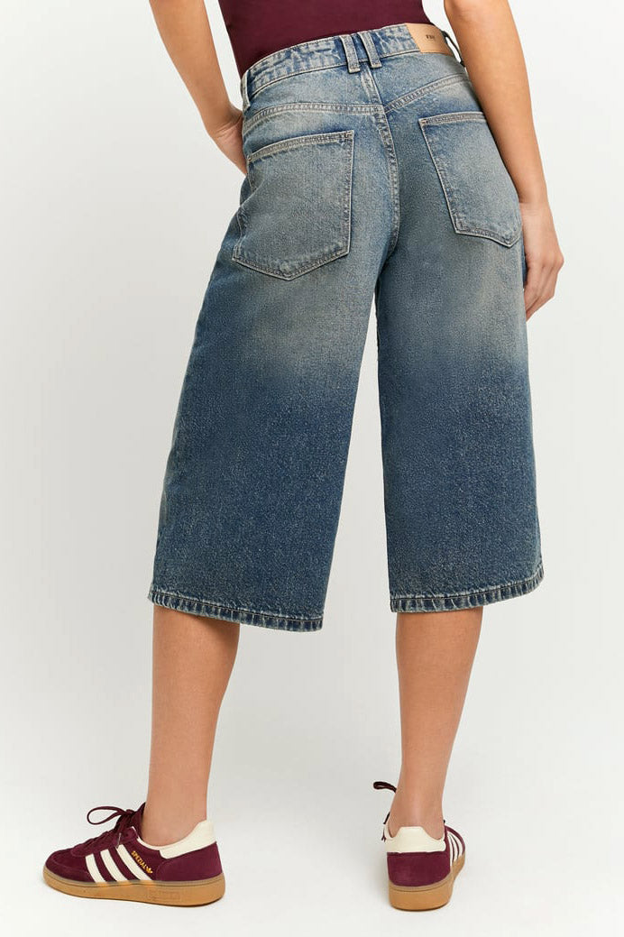 Jeans Bermudashorts - Dark Blue Denim