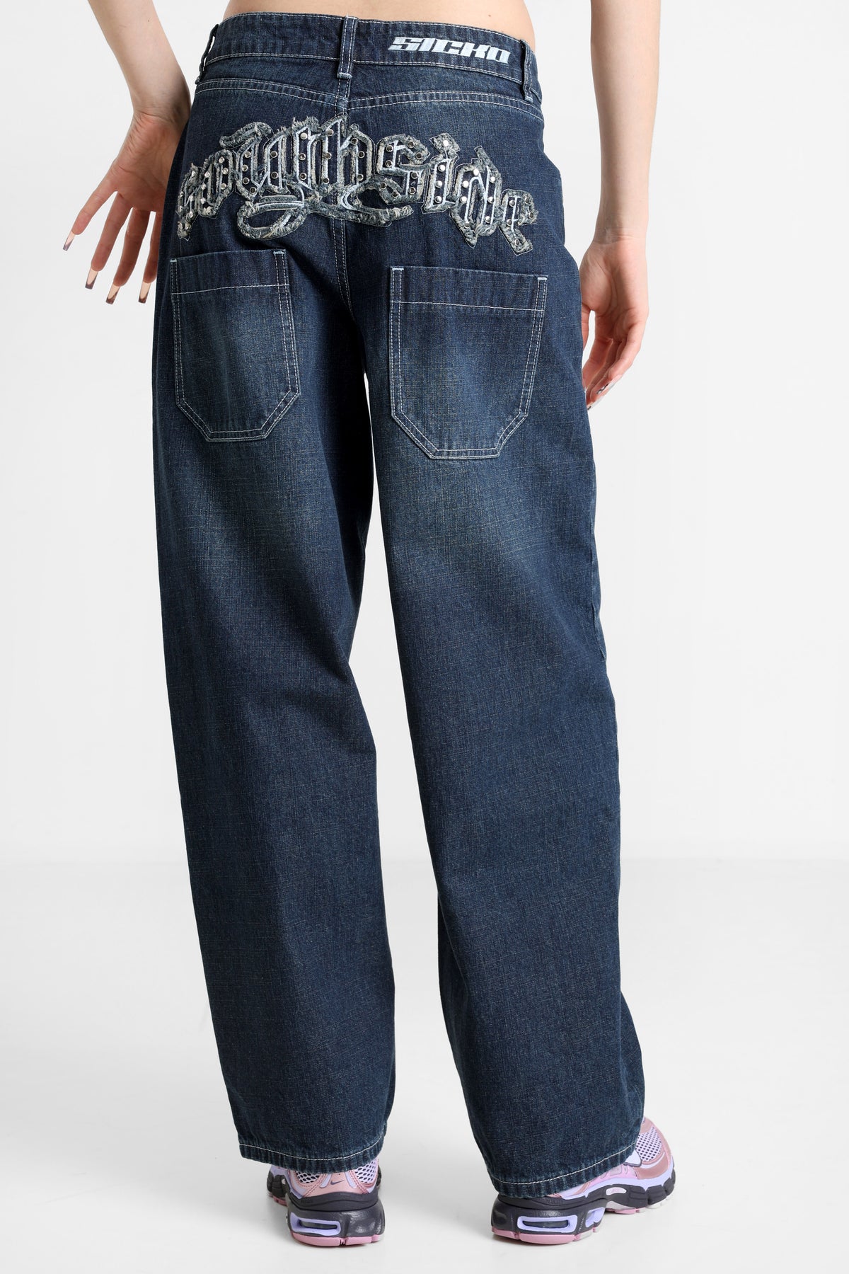 Baggy fit jeans - Bleu foncé