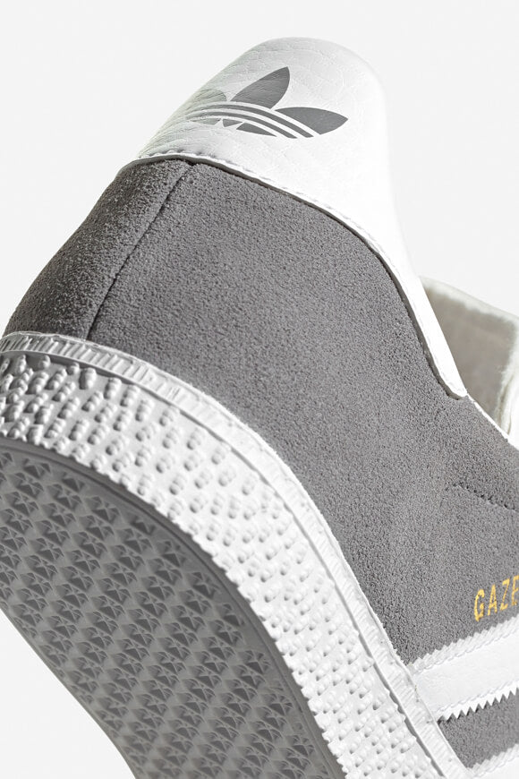 Gazelle Sneaker - Grey Three + Footwear White + Gold Metallic