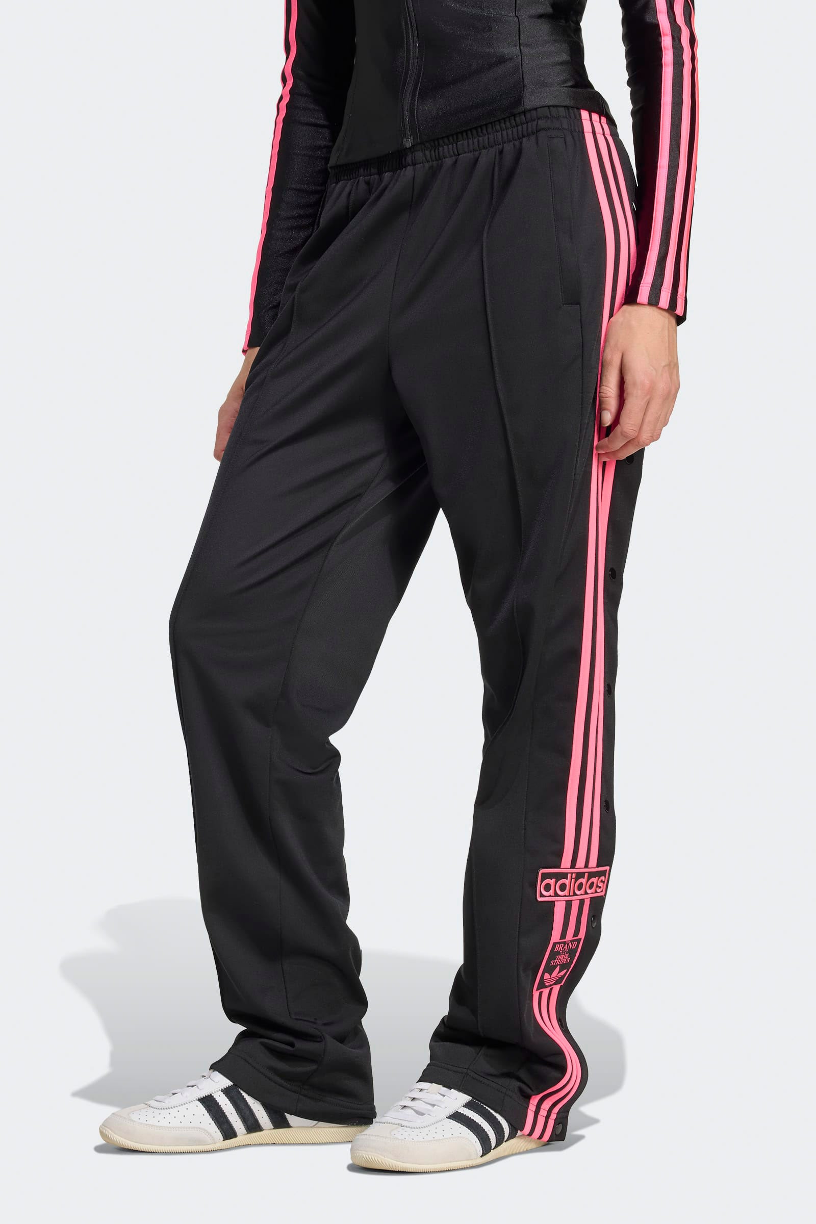 Adibreak Pantalon d'entraînement - Black + Lucid Pink