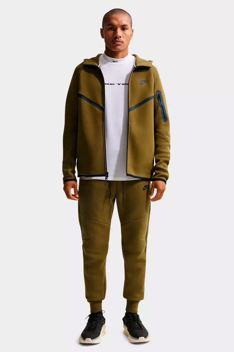 Sportswear Tech Fleece sweat zippé à capuchon - Olive Flak