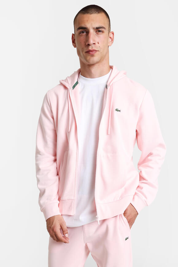 Kapuzensweatjacke - Flamingo