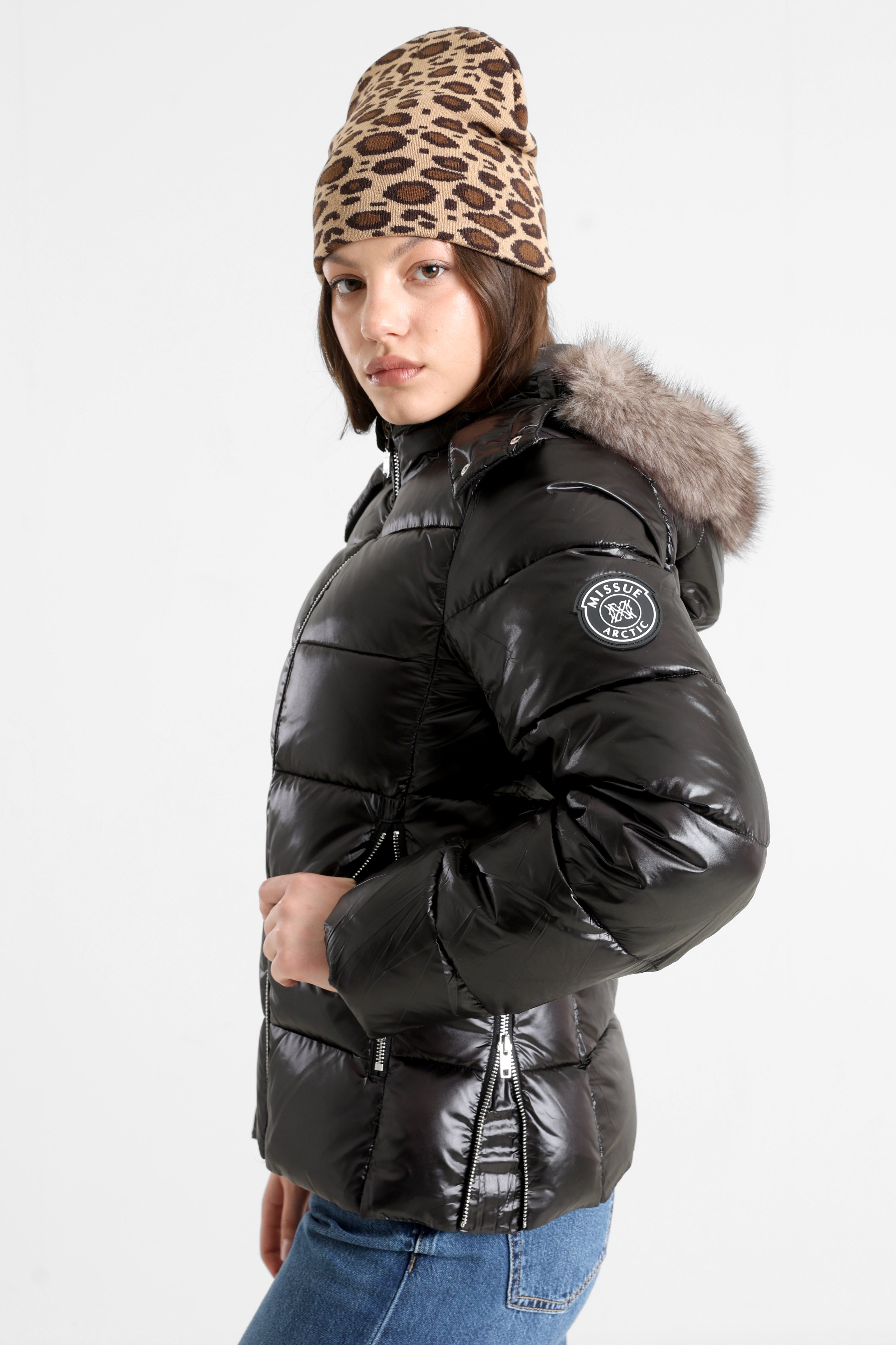 Pufferjacke - Schwarz