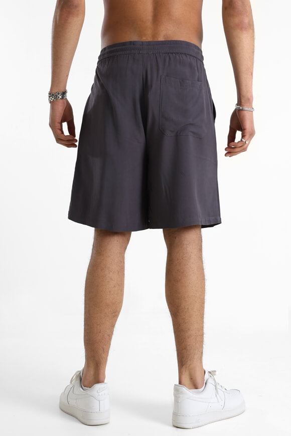 Short en tissu - Gris foncé