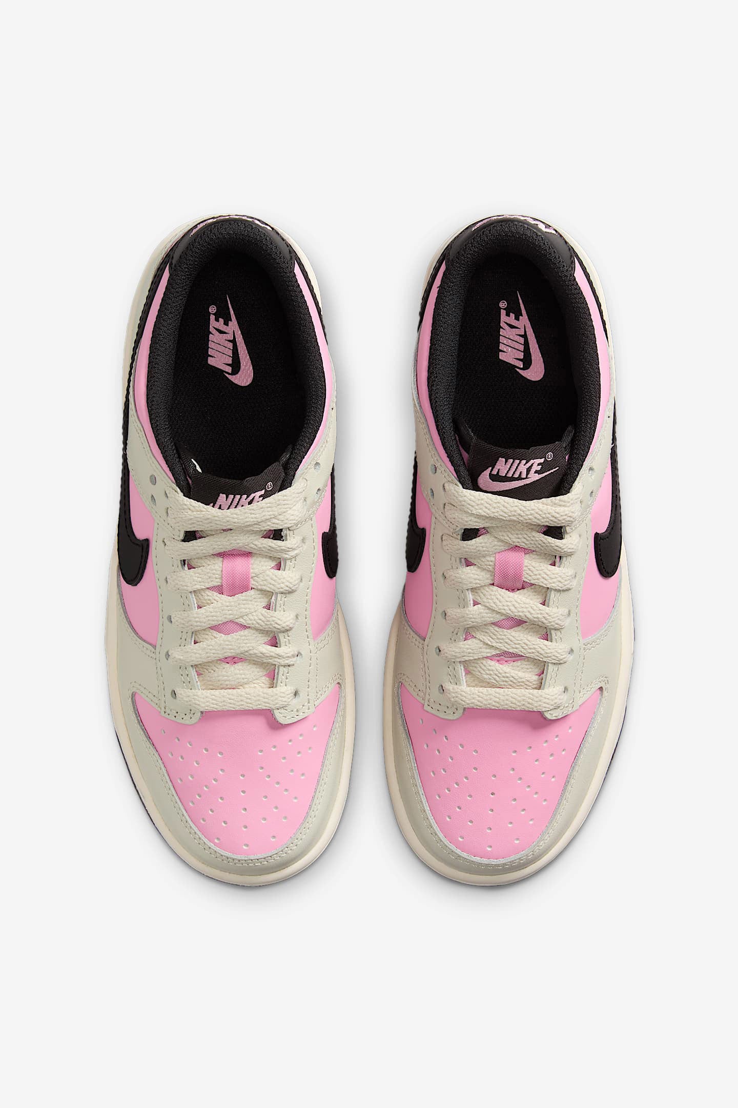 Dunk sneakers - Pink Rise + Light Orewood Brown + Pale Ivory + Black