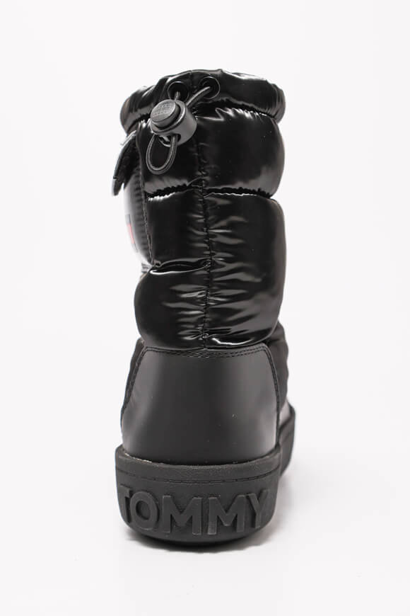 Winter Feminine quilted snow ankle boots - Black