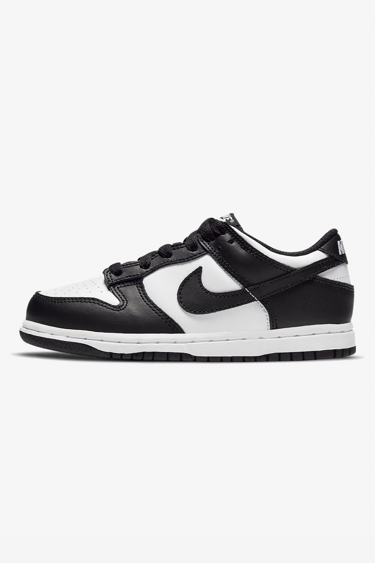 Dunk Kids Sneaker - White + Black