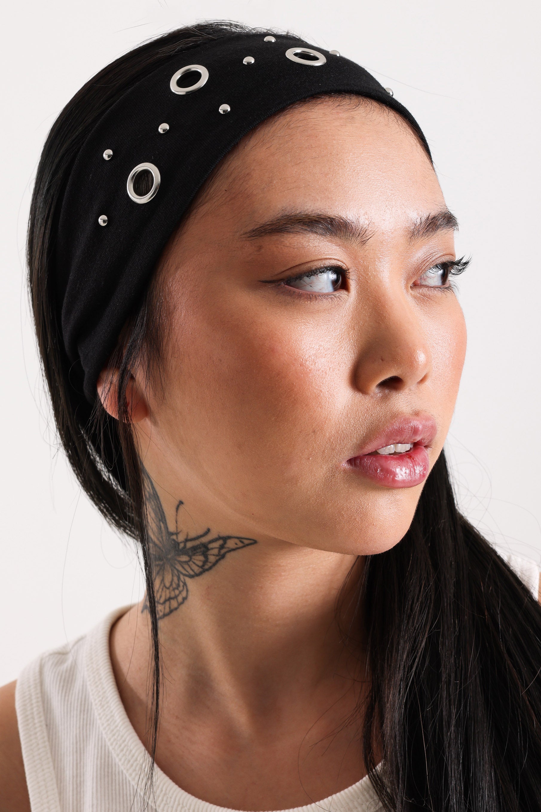 Set of two headbands - Black + Silver