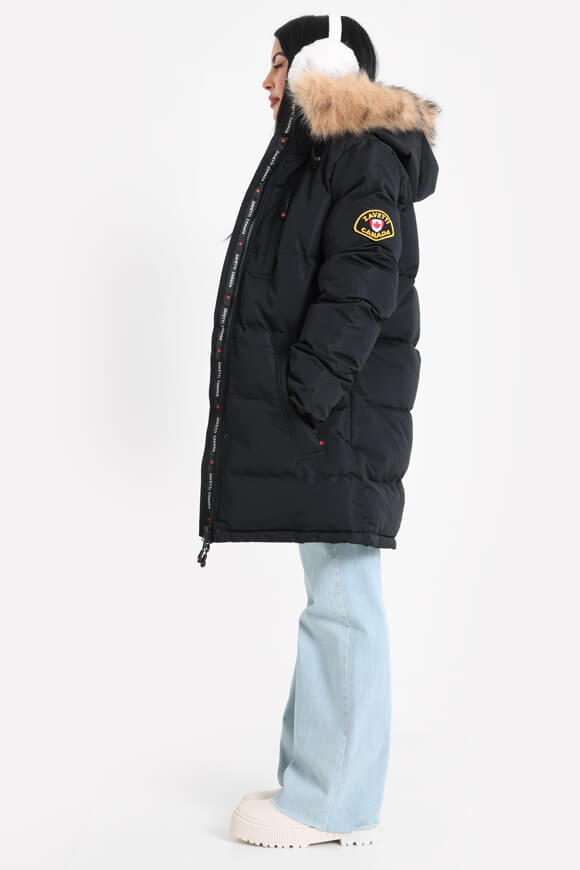 Goshawa Puffer Parka - Jet Black