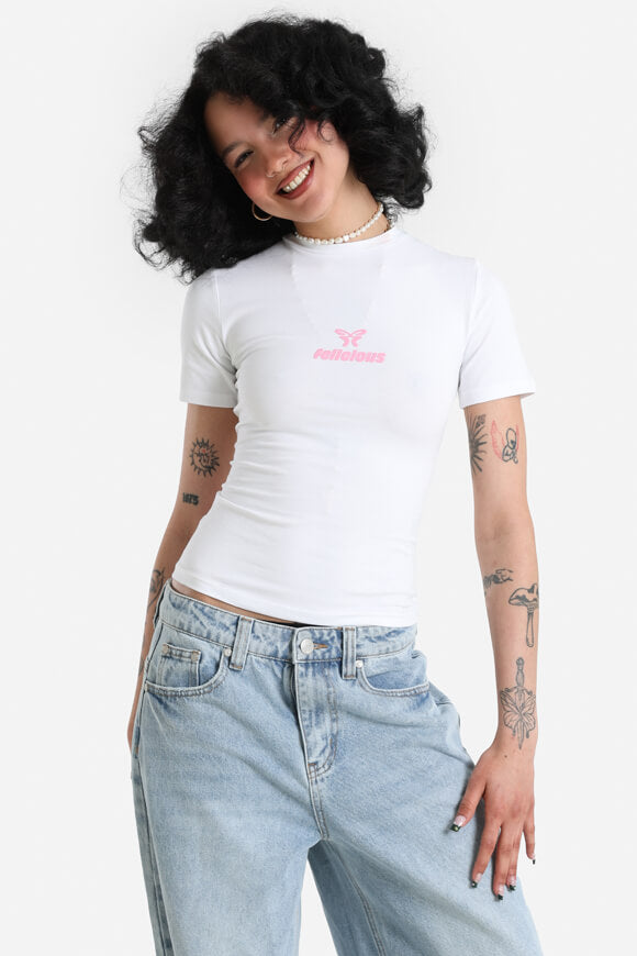 Crop T-Shirt - Bright White
