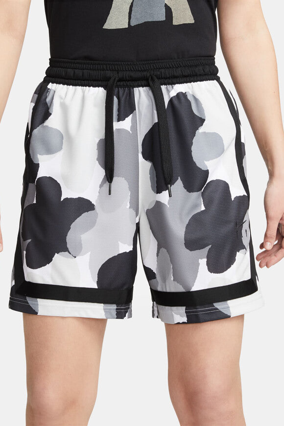 Mesh shorts - gray + black + white