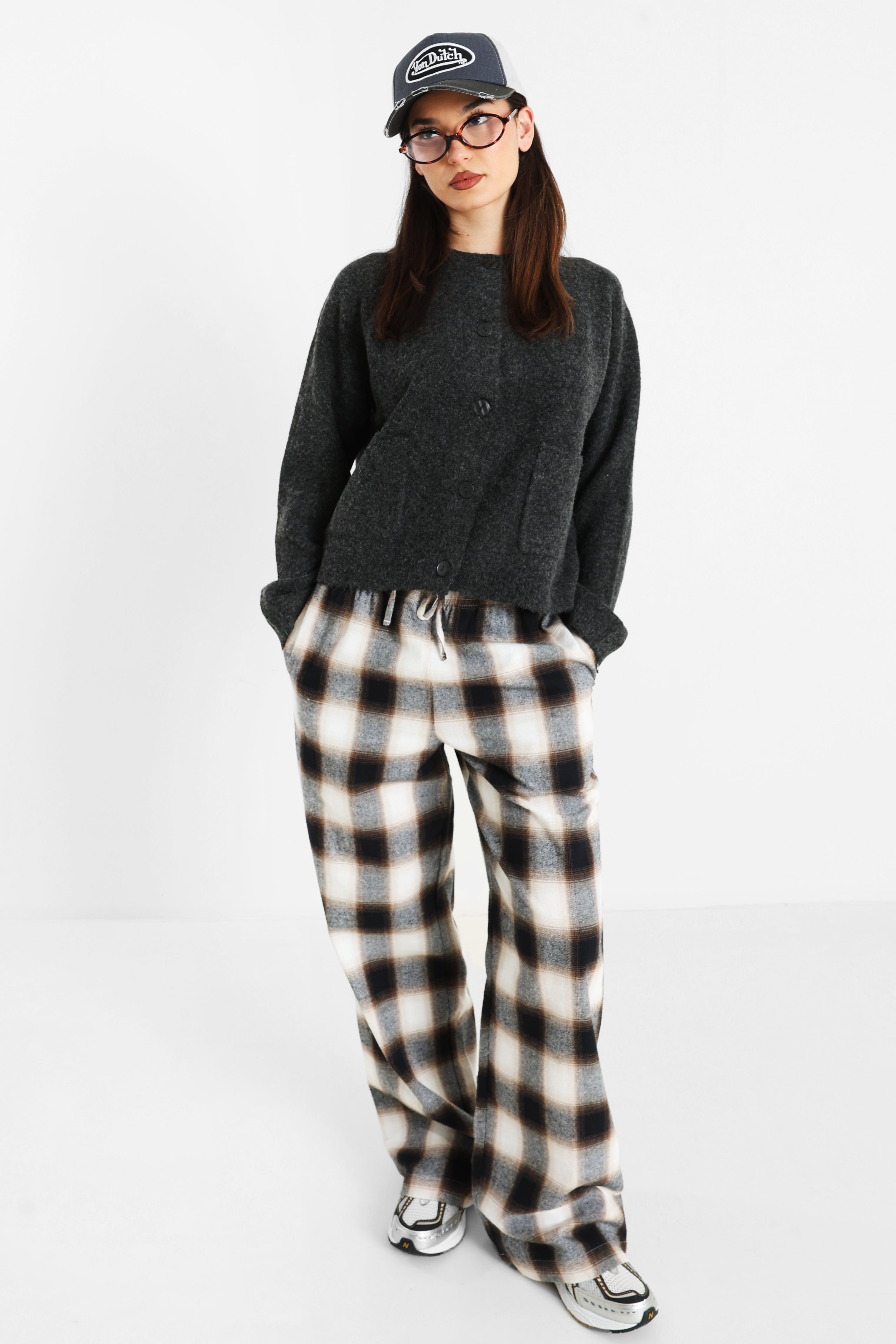 ONLPIEMONTE Cardigan - Dark Grey Melange