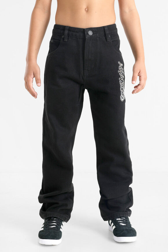 Baggy Fit Jeans - Schwarz