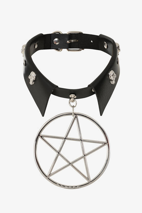 Collier ras de cou - Black + Silver