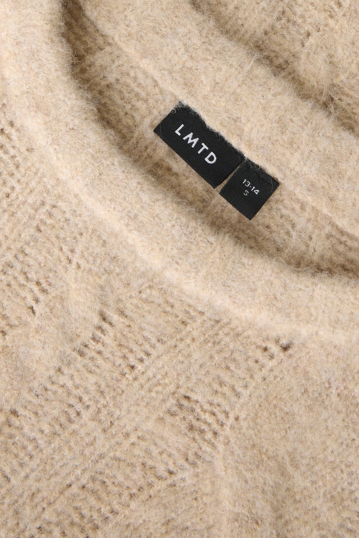 NLFKLEAVECABLE knitted sweater - Oatmeal