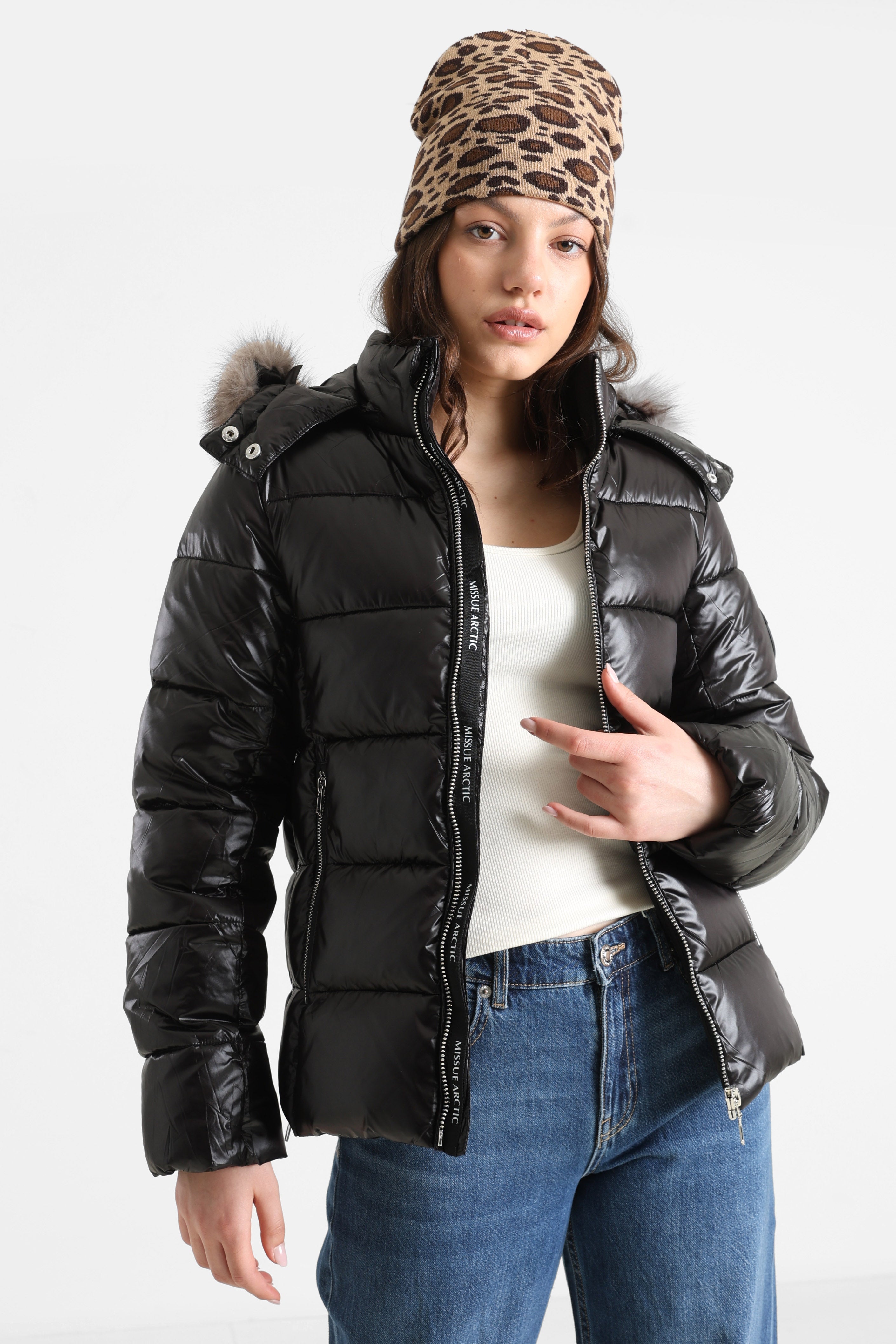 Pufferjacke - Schwarz