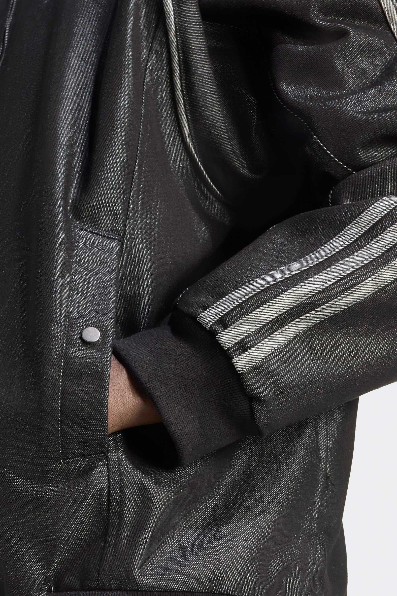 Padded bomber jacket - Black
