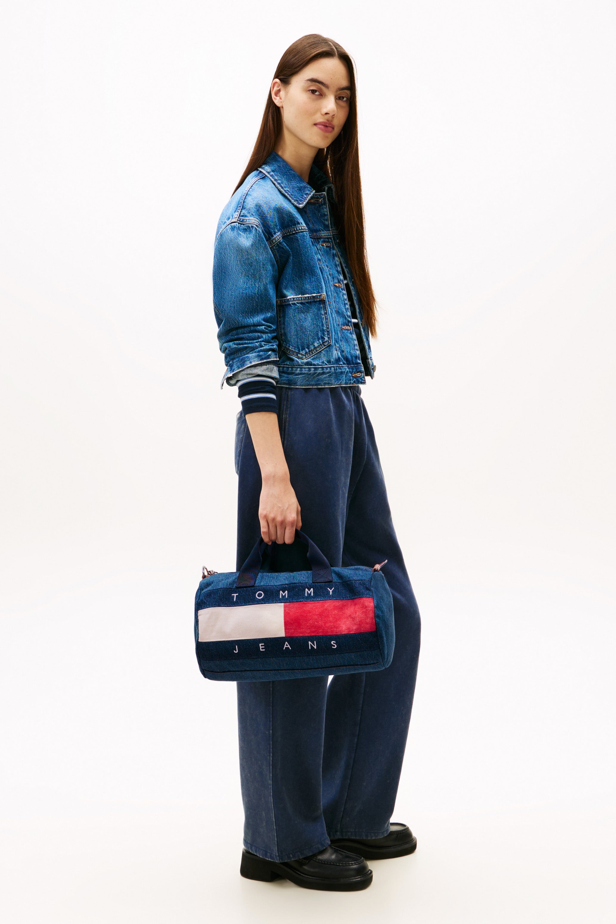 Sac à main et à bandoulière en jean - Blue Denim