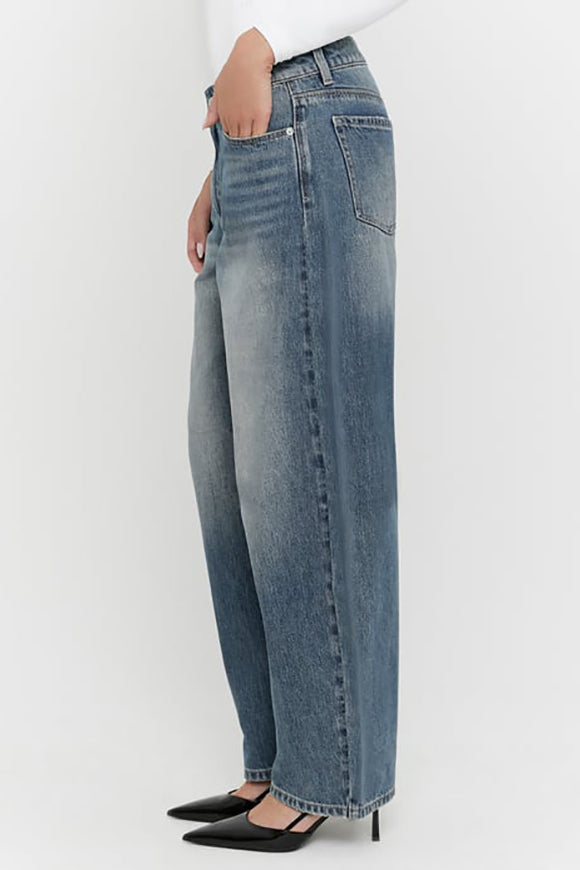 Jean barrel fit - Blue Medium Wash