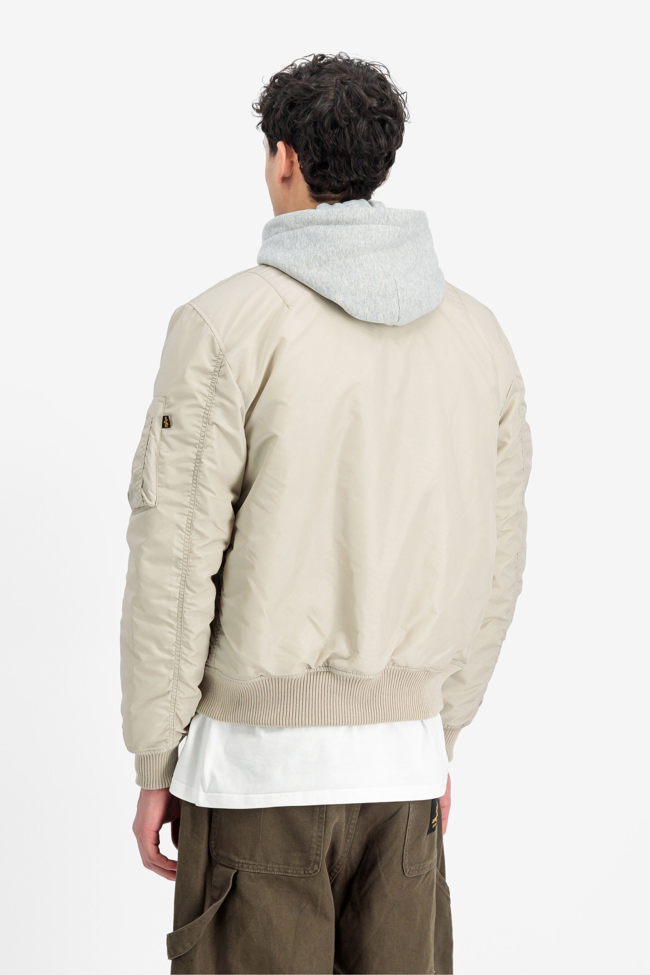 Giacca bomber imbottita - Organic Beige