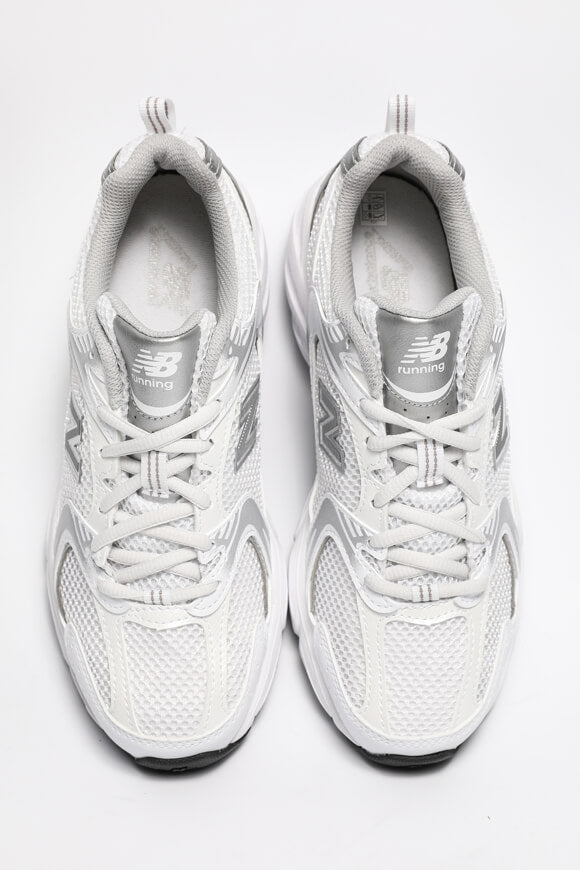 MR530 Sneaker - White + Silver