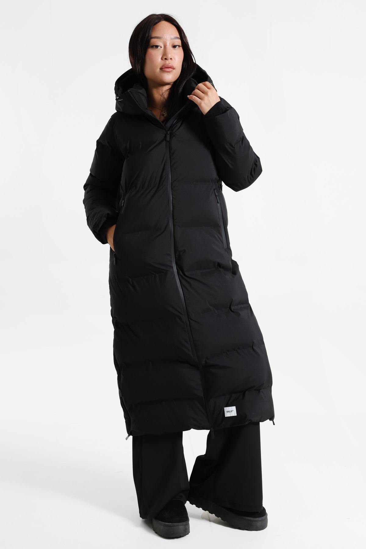 Larea5 Puffermantel - Black