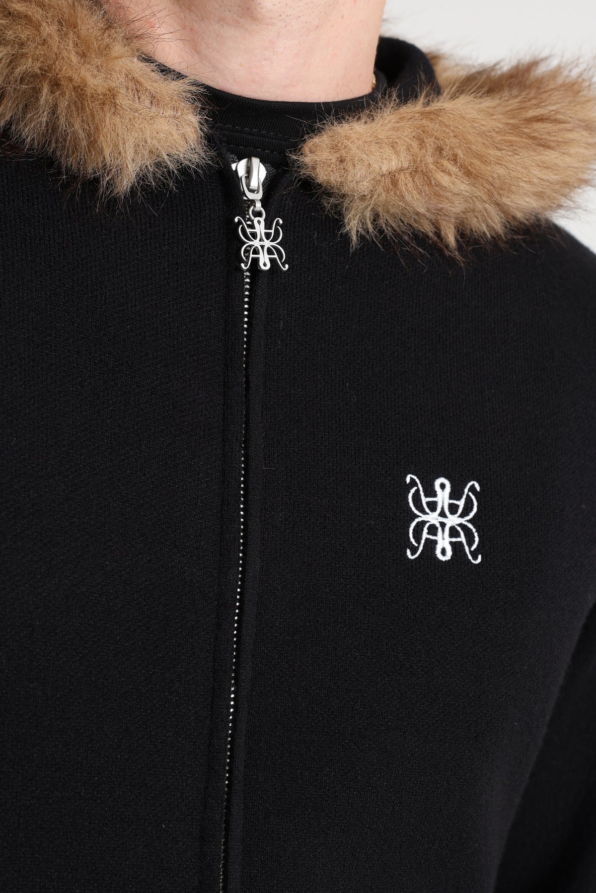 Strickjacke - Schwarz