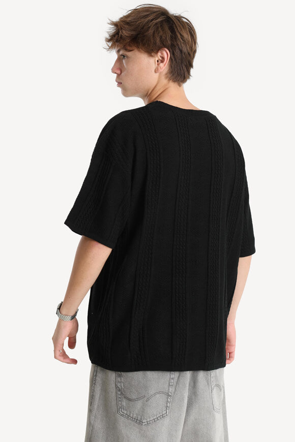 Knitted T-shirt - Black