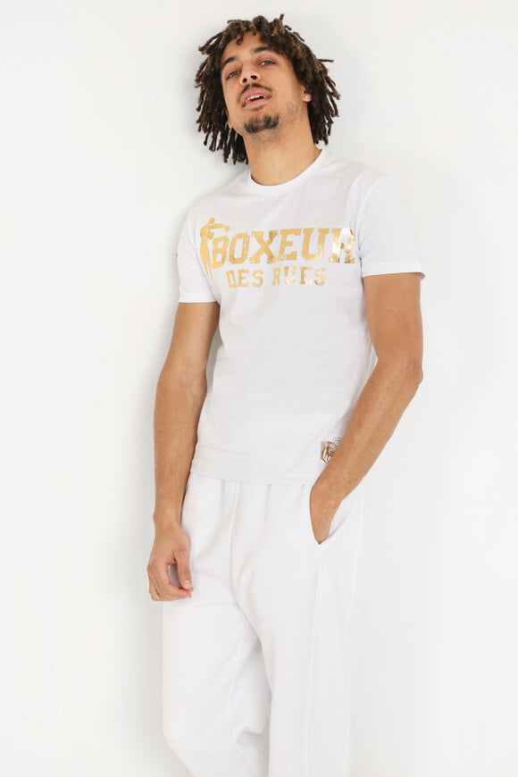 T-Shirt - White + Gold