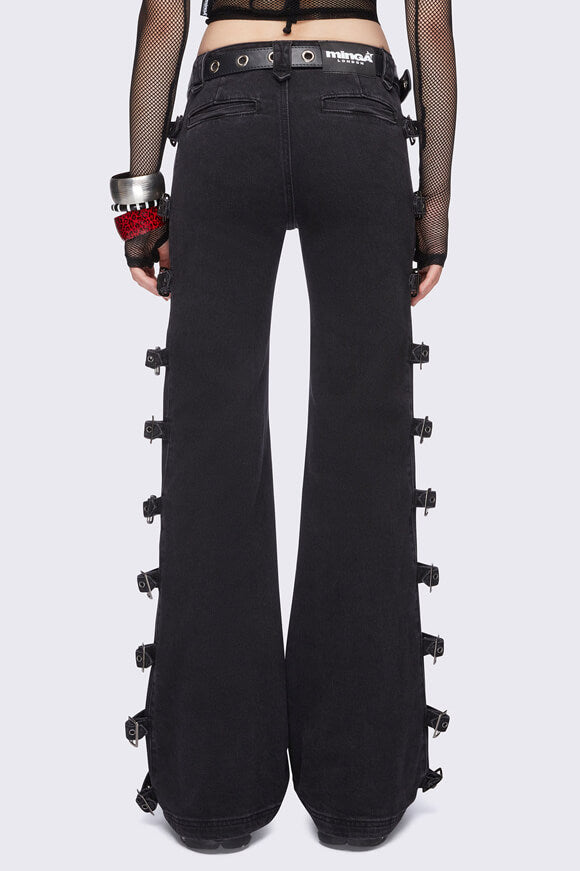 Electric jean flare - Black