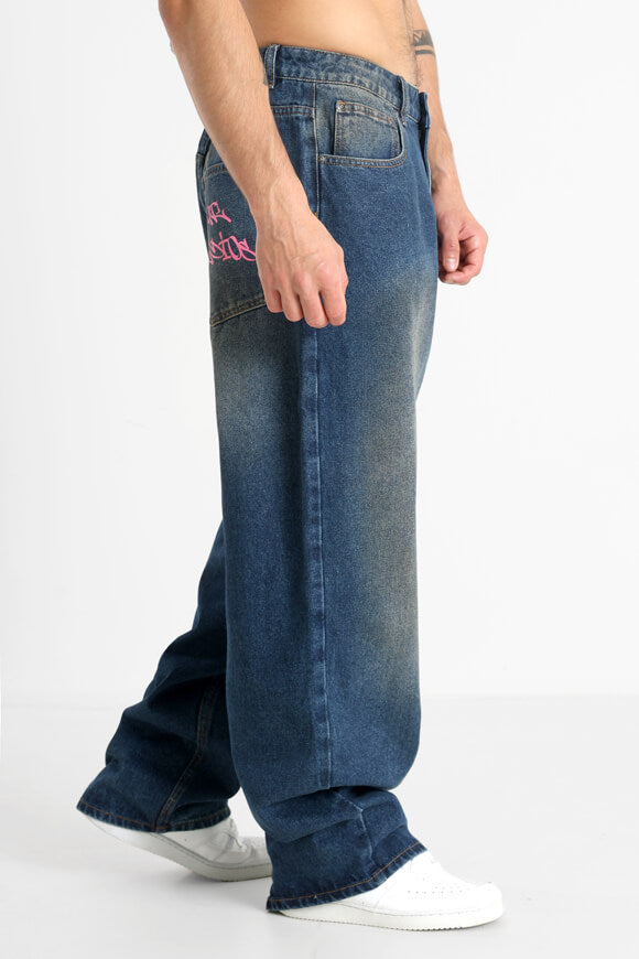 Baggy Fit Jeans - Dunkelblau