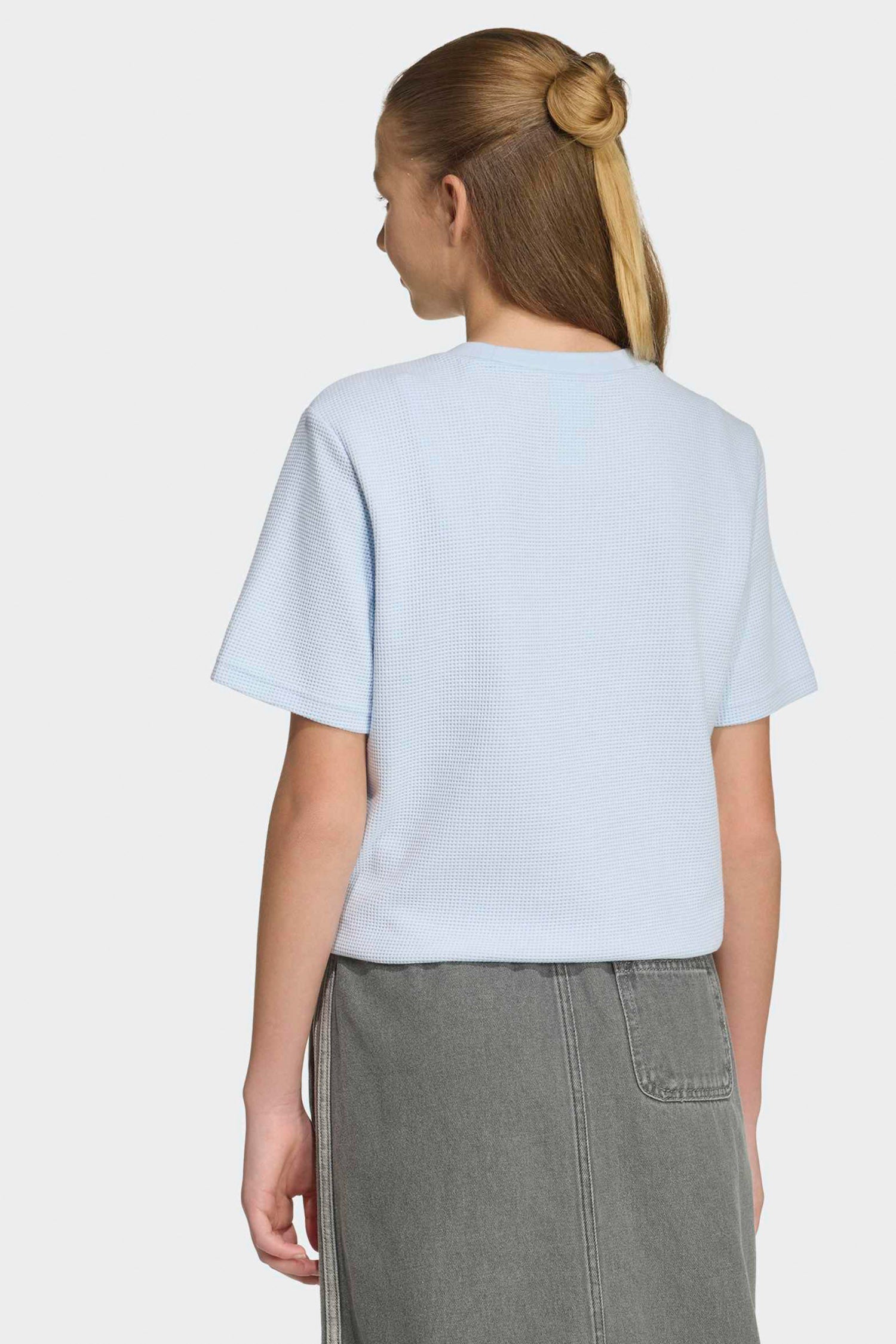 T-Shirt mit Waffelstruktur - Crystal Sky