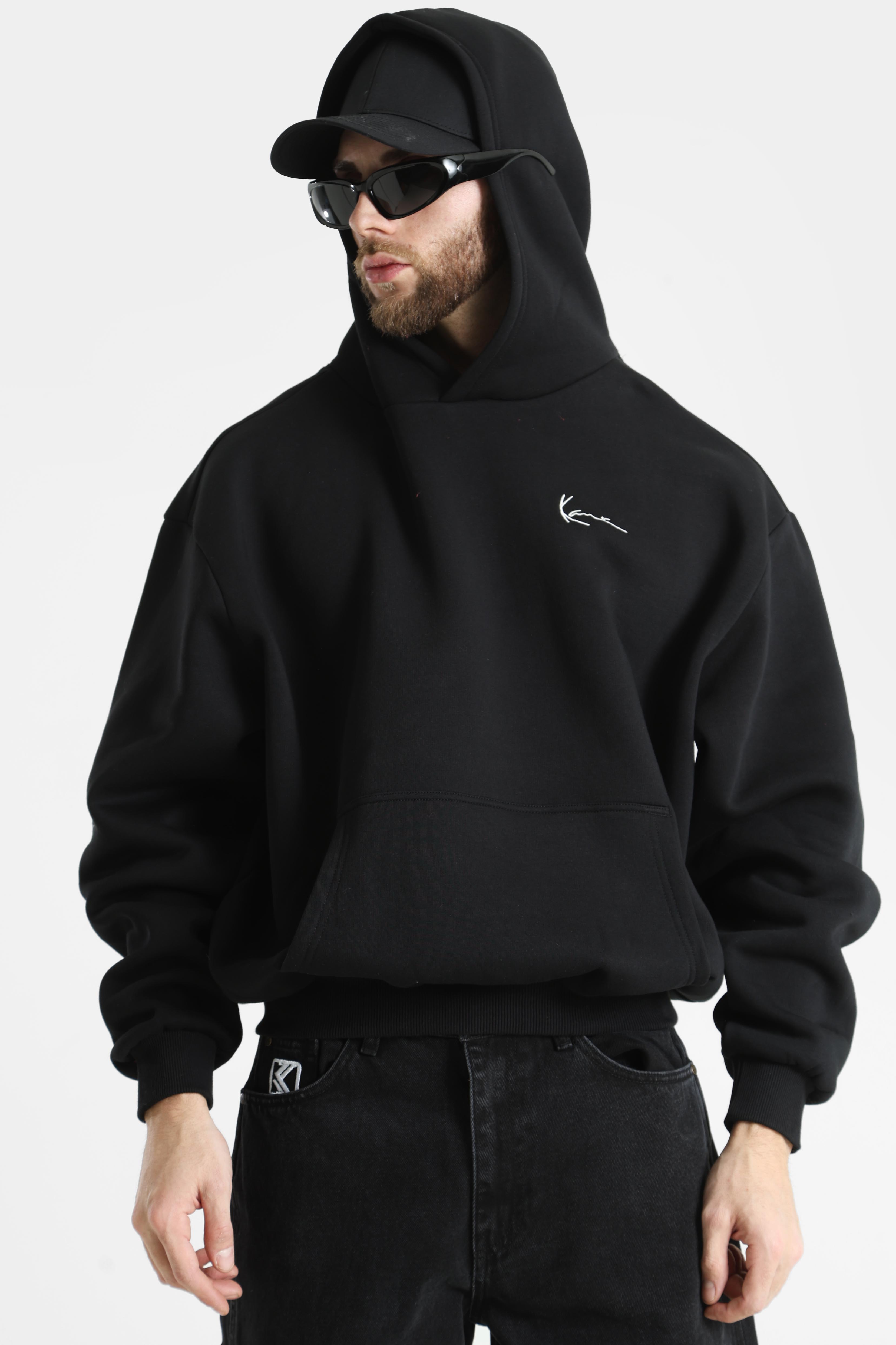 Kapuzensweatshirt - Black