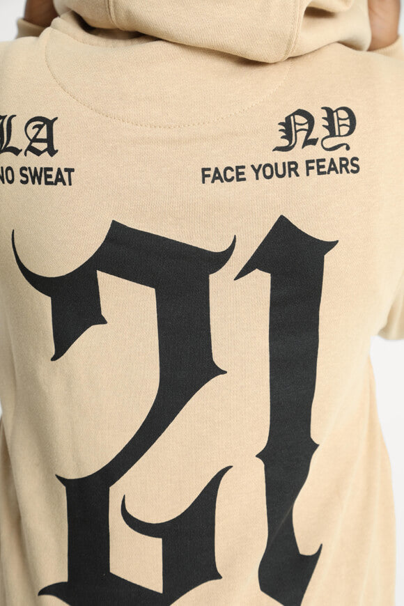 Sweat à capuche - Beige