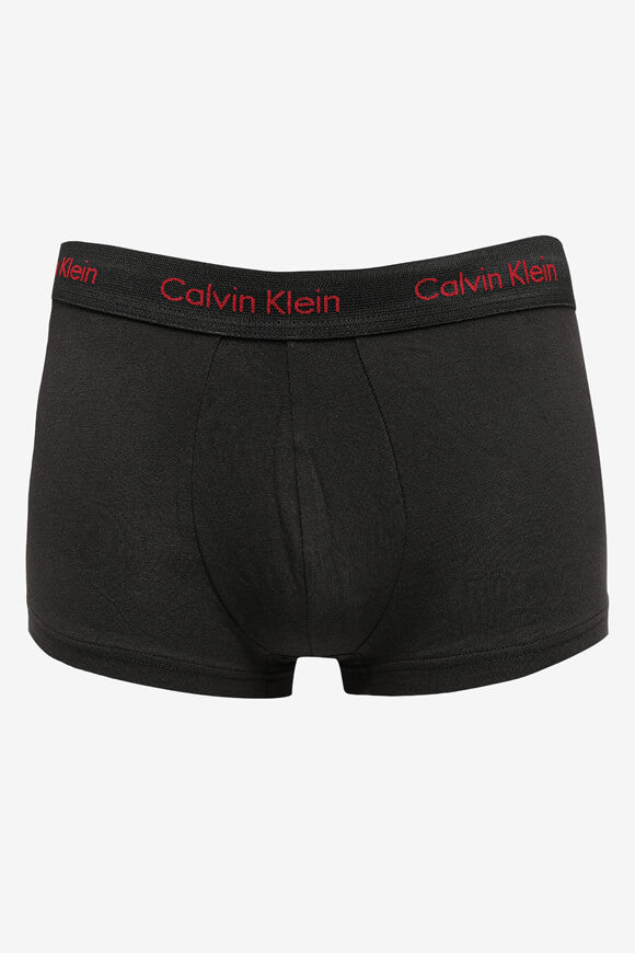 Confezione da tre boxer - nero + cammello + bianco + rosso