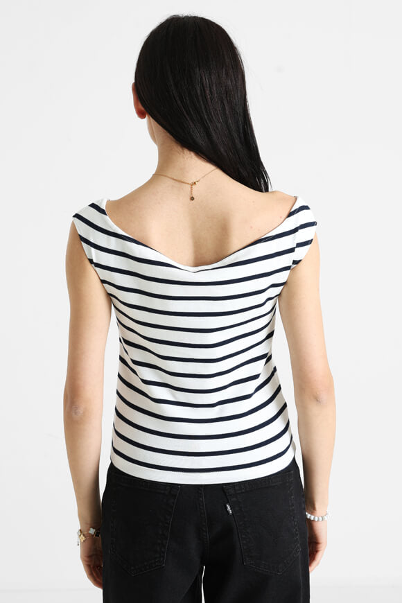 Top - Offwhite + Navy