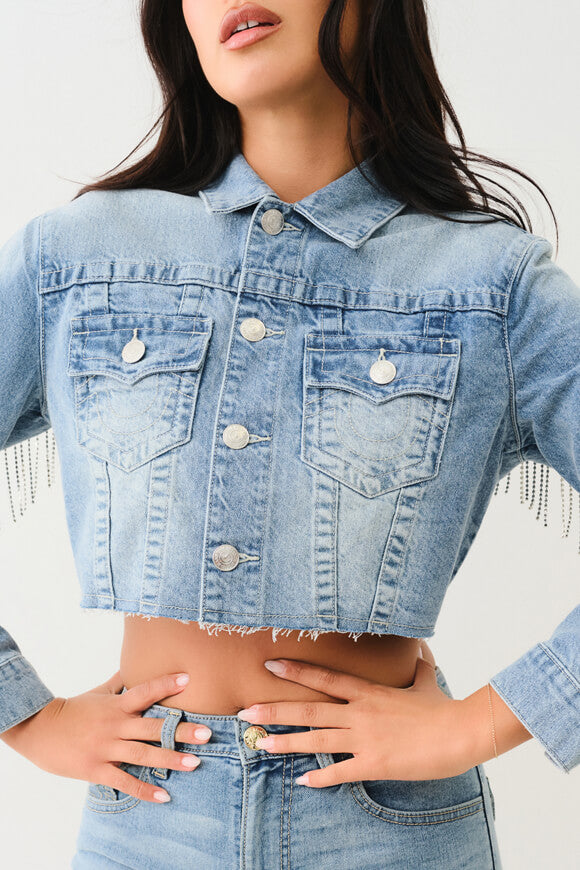 Crop denim jacket - Nora