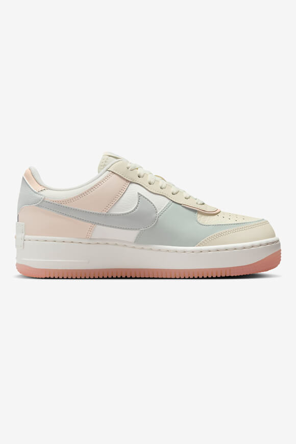 Air Force 1 Shadow Sneaker - Coconut Milk + Crimson Tint