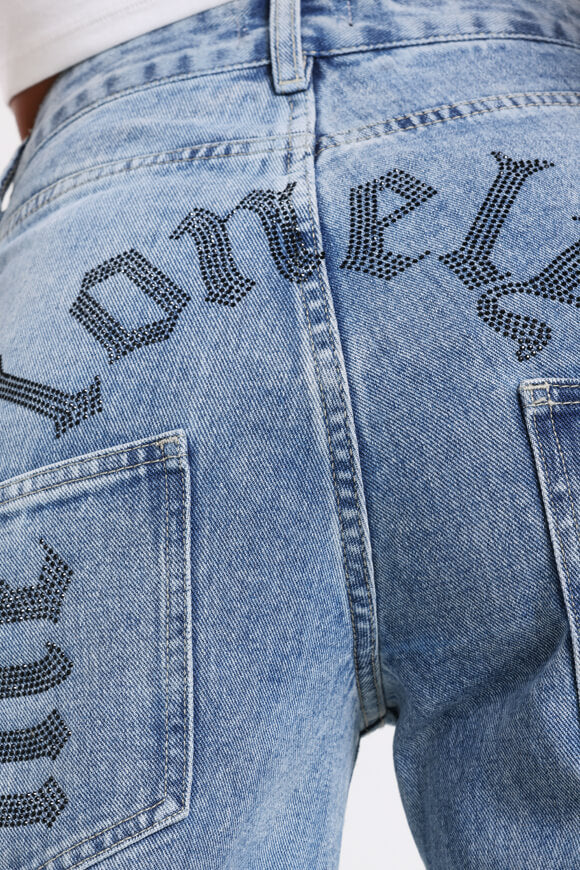 Straight Leg Jeans - Hellblau