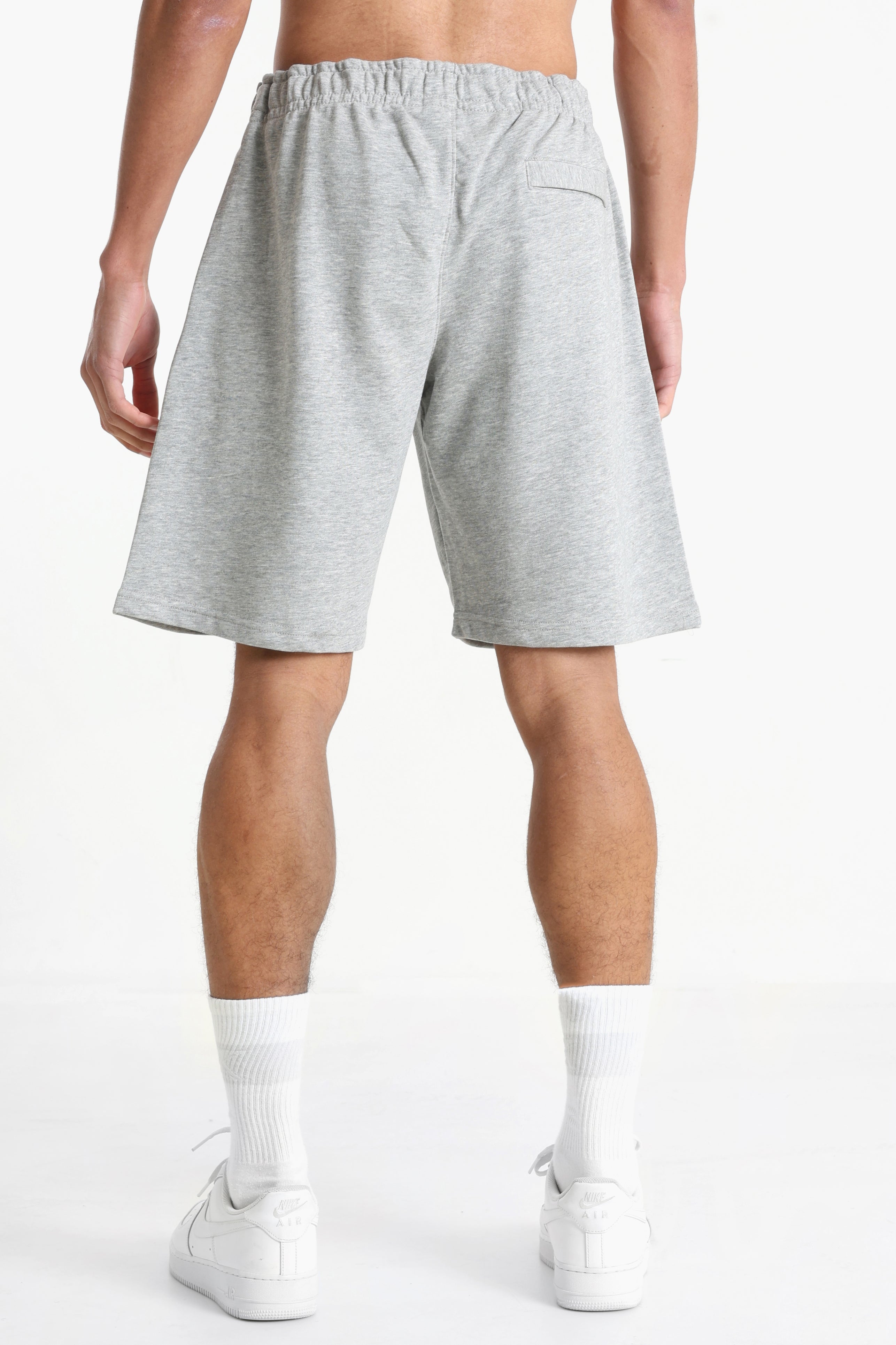 Sweatshorts - Grau meliert