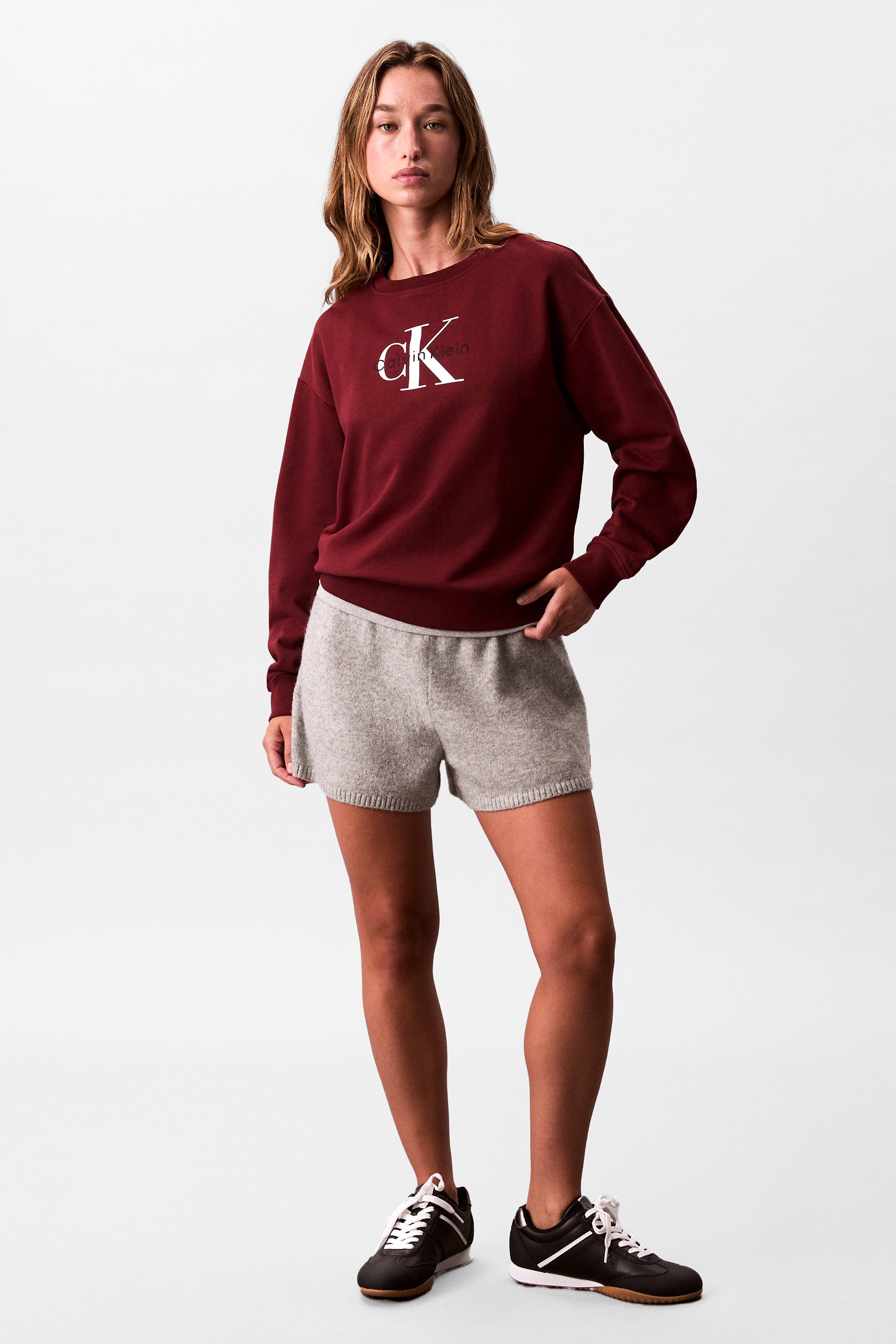 French Terry sweatshirt - Renaissance Red
