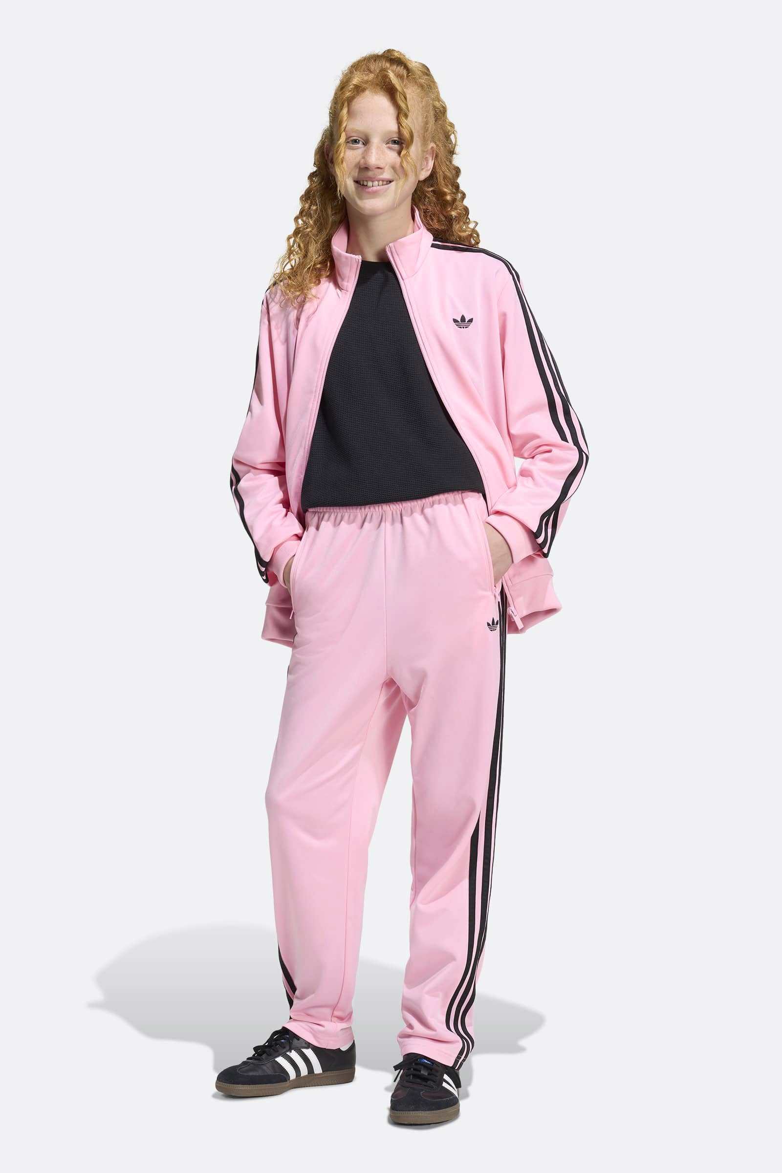 Sweatpants - Light Pink + Black