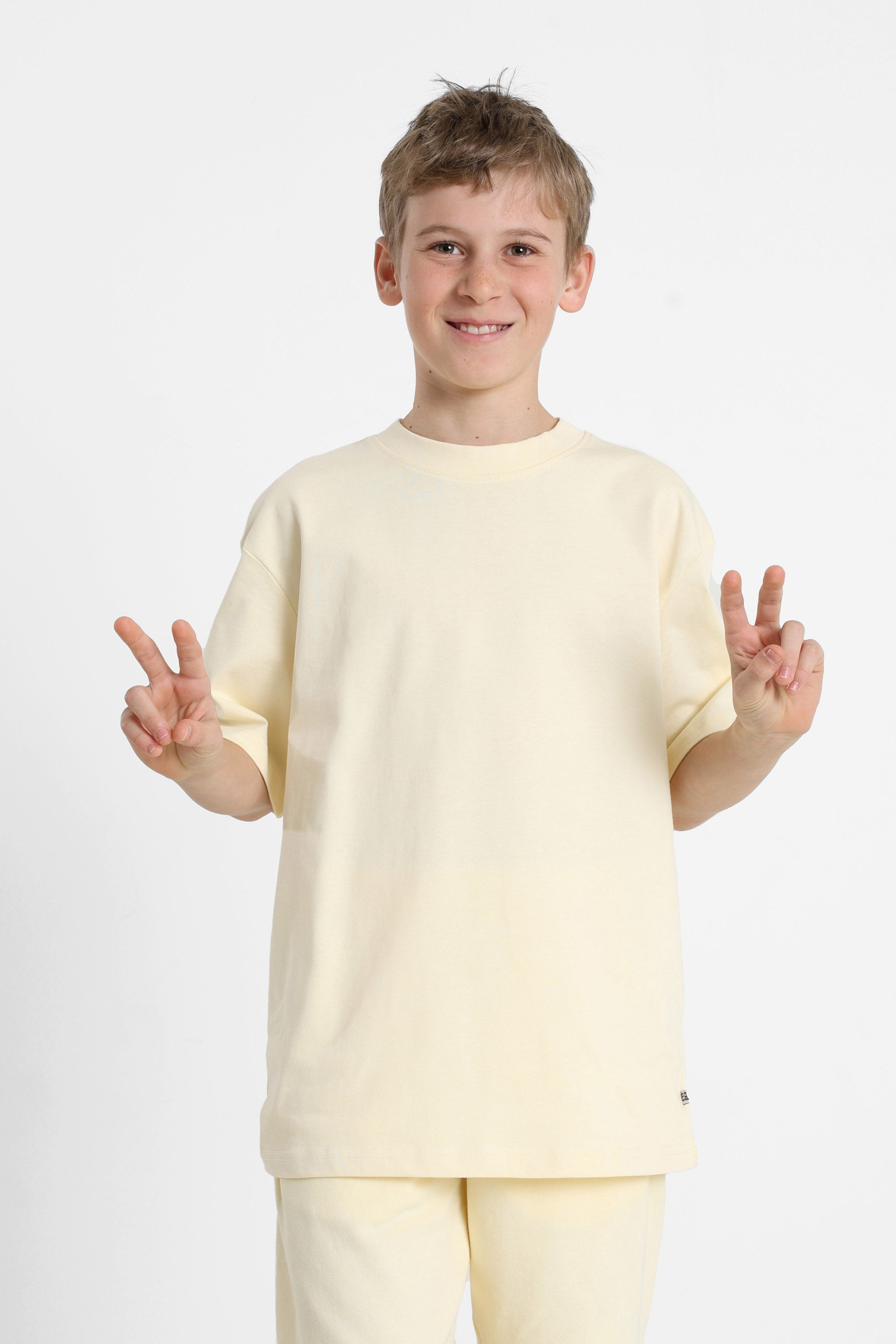 Oversize T-Shirt - Hellgelb