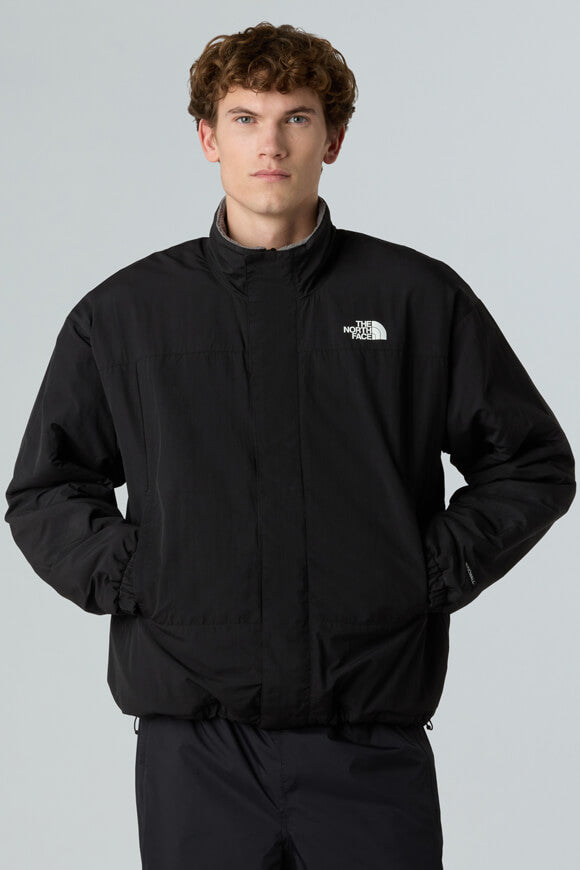 Yumiori leichte Wendejacke - Black + Smoke Grey