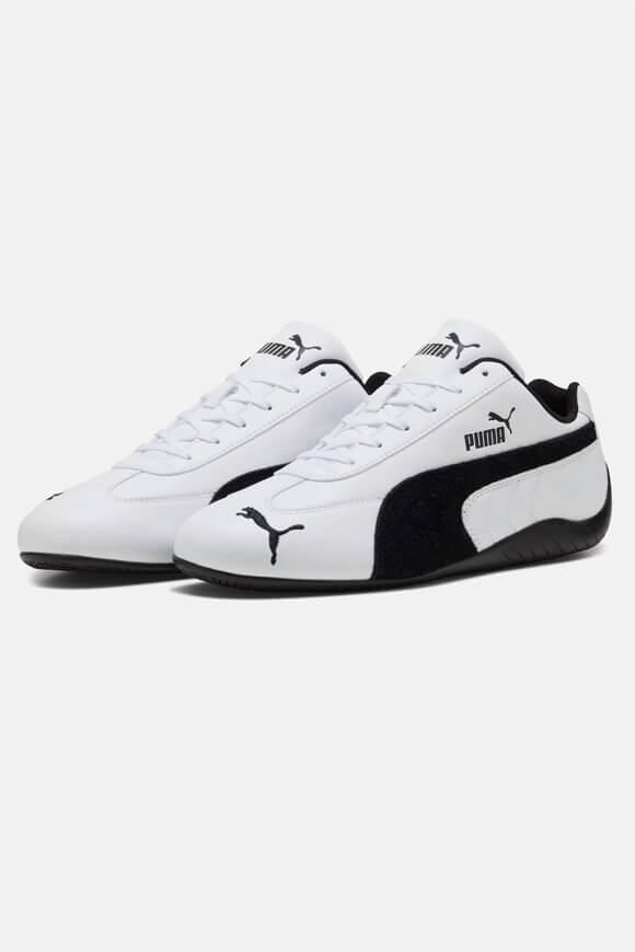Speedcat Leather sneakers - White + Black